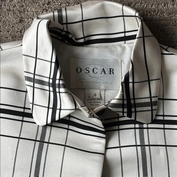 Oscar de La Renta Silk Cropped Jacket - Picture 4 of 10